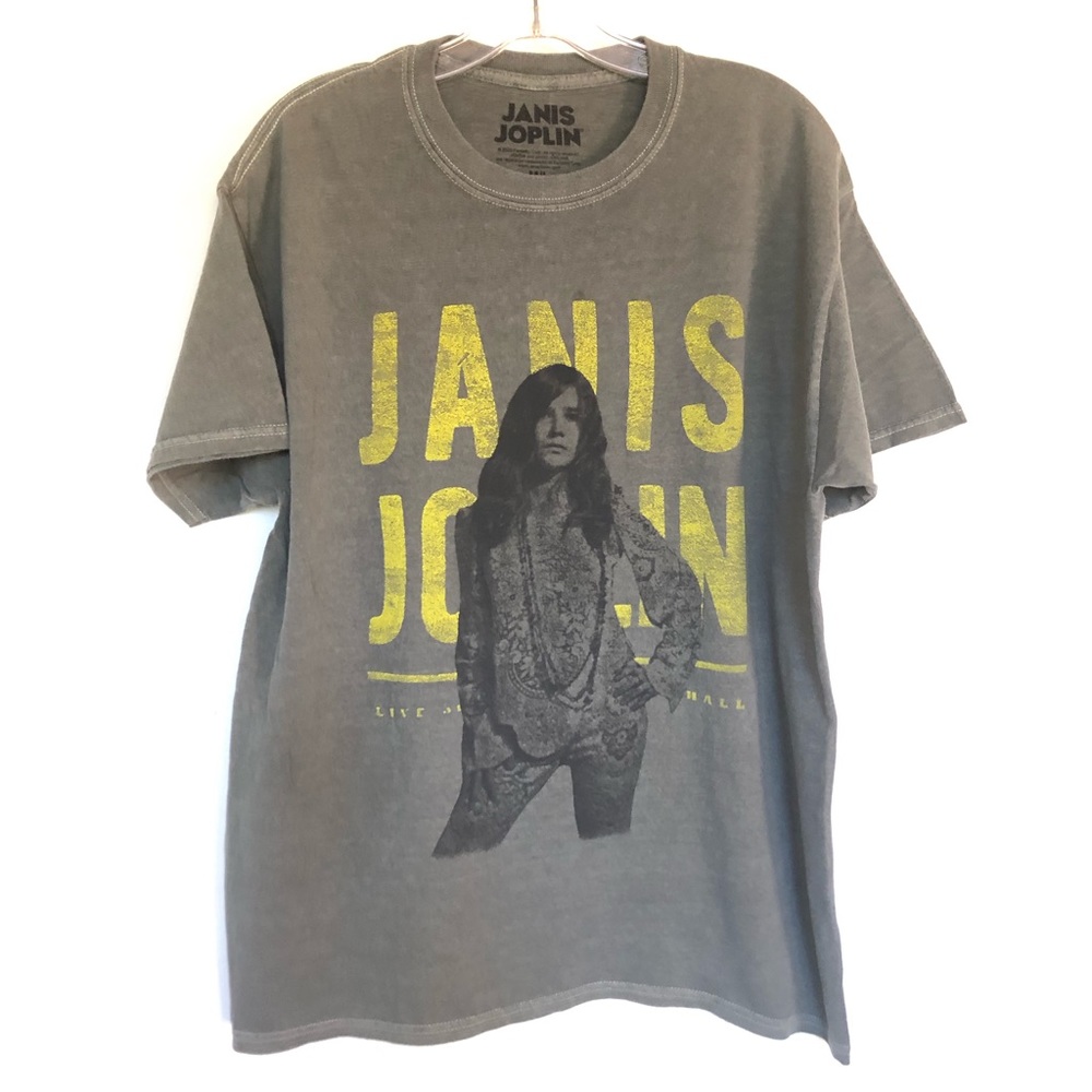 Janis Joplin Live Concert Band T shirt